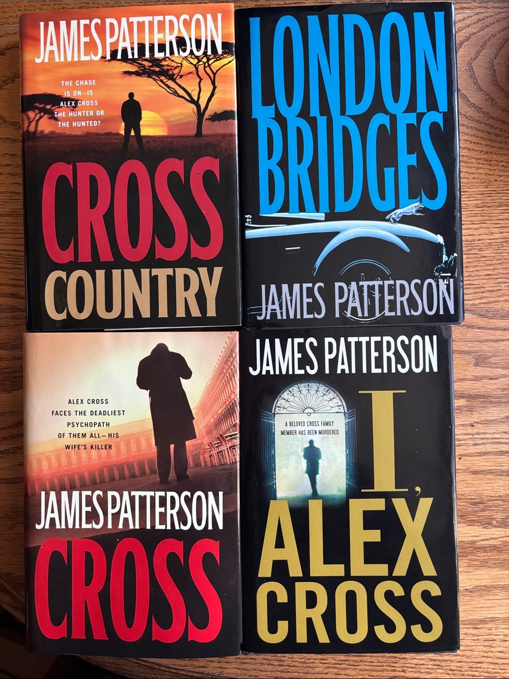 James Patterson Alex Cross Hardcover Books bundle